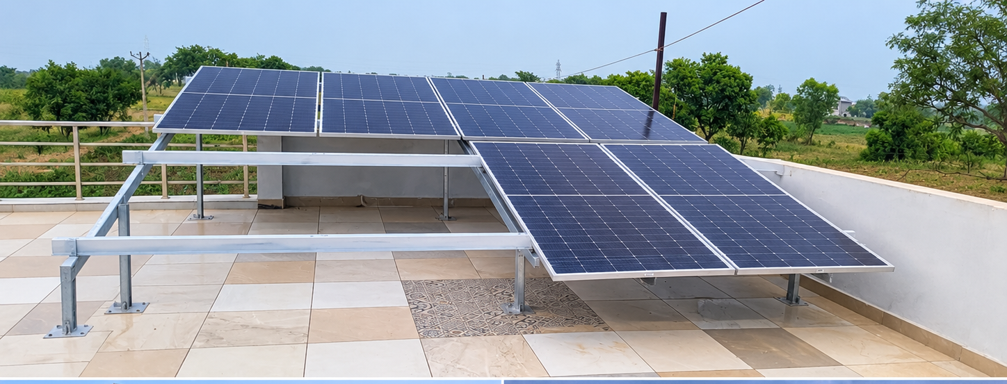 Large scale solar installation