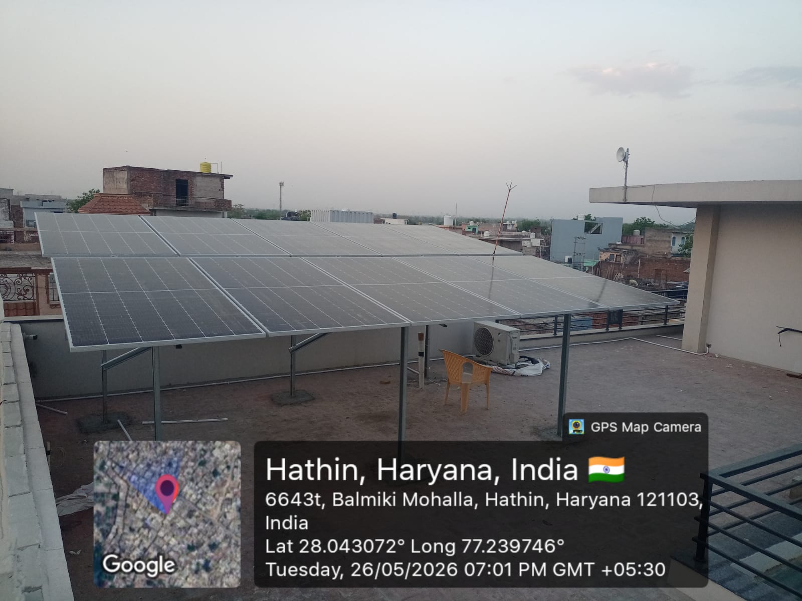 YK Solarworks installation team