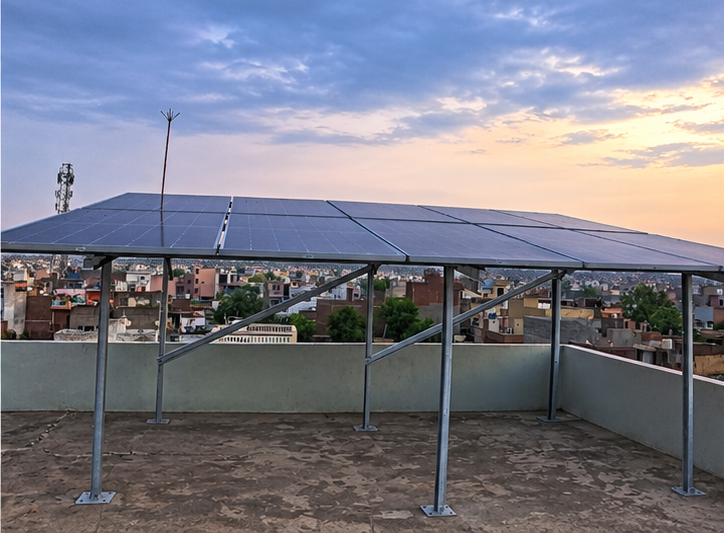 Rooftop solar panels
