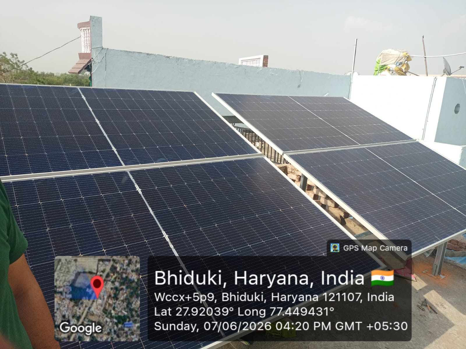 Commercial solar rooftop project