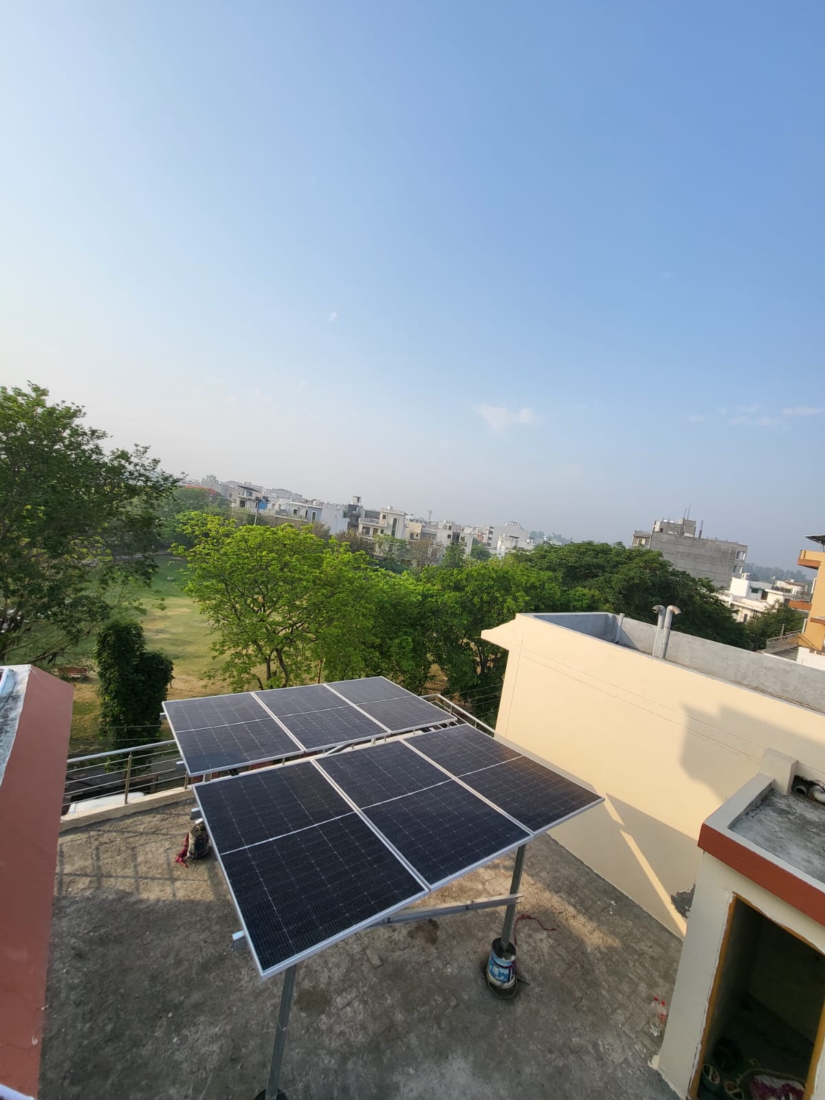 Completed solar energy project